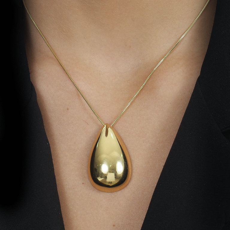 Colar Dourado de Gota - Imagem 2