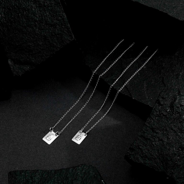 Escapulário Prateado 70cm - Imagem 3