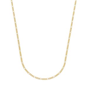 Corrente Dourada Masculina Elo 3 por 1 - 3mm